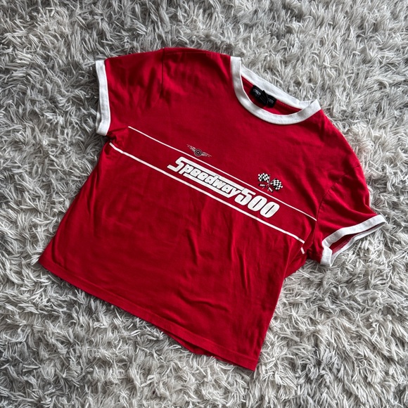 Streetwear Society Tops - Speedway 500 Red T-Shirt